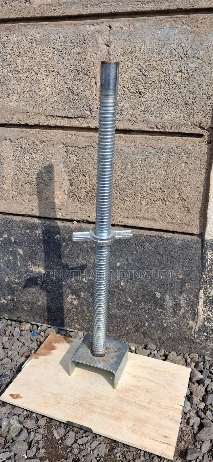 Scaffold Adjustable Base Jack – U-Shape Steel Jack