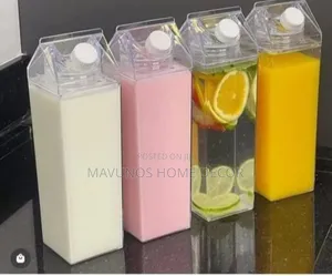 Acrylic Milk and Beverage Containers