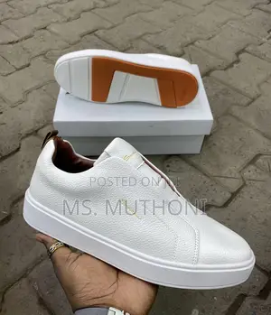 Premium Santoni Milano Slip-on Sneakers Size 40-45