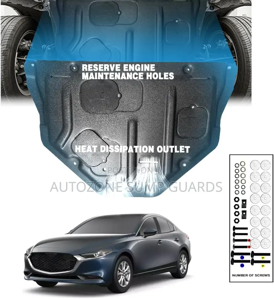 Front Engine Splash Shield Fit for Mazda3 2014-2019