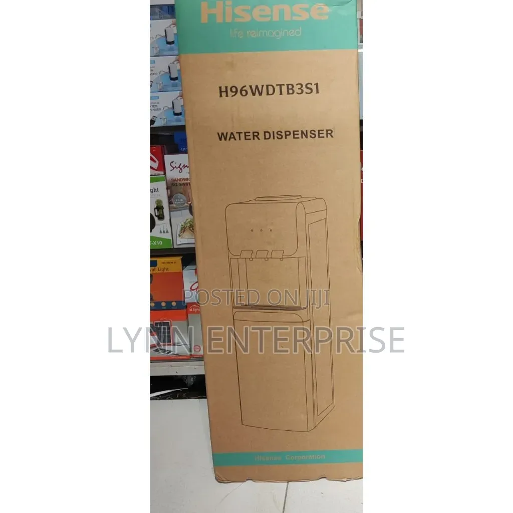 Hisense Dispenser Black 3TAPS Top Loading