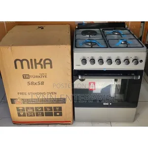 Mika Standing Cooker 3 Gas +1 Electric 58cm ×58cm