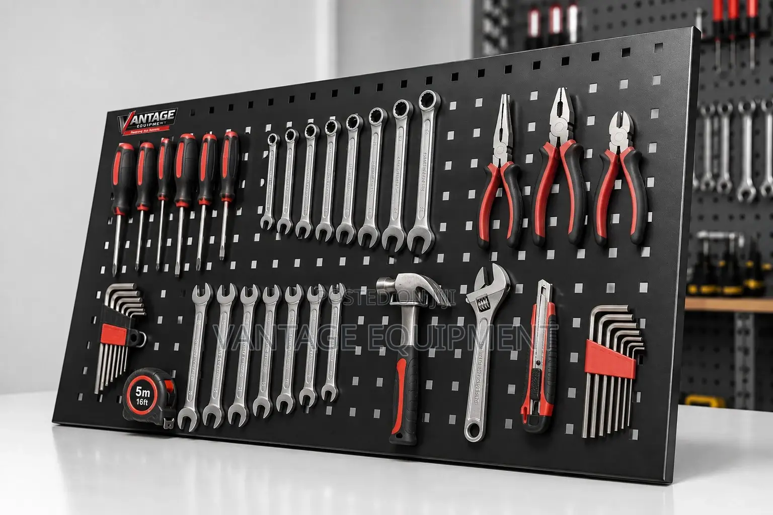 Peg Board Display Panel – Heavy Duty Wall Organizer 24x48 Inch