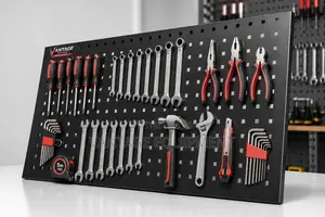 Peg Board Display Panel – Heavy Duty Wall Organizer 24x48 Inch