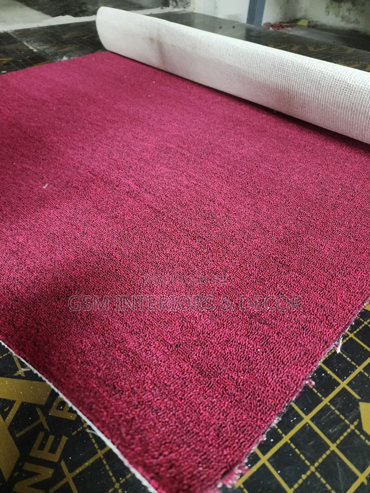 Wall to Wall Office Carpets in Tame Maroon