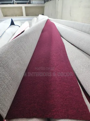 Dark Maroon Wall to Wall Carpets for Office and Church Themed Altars