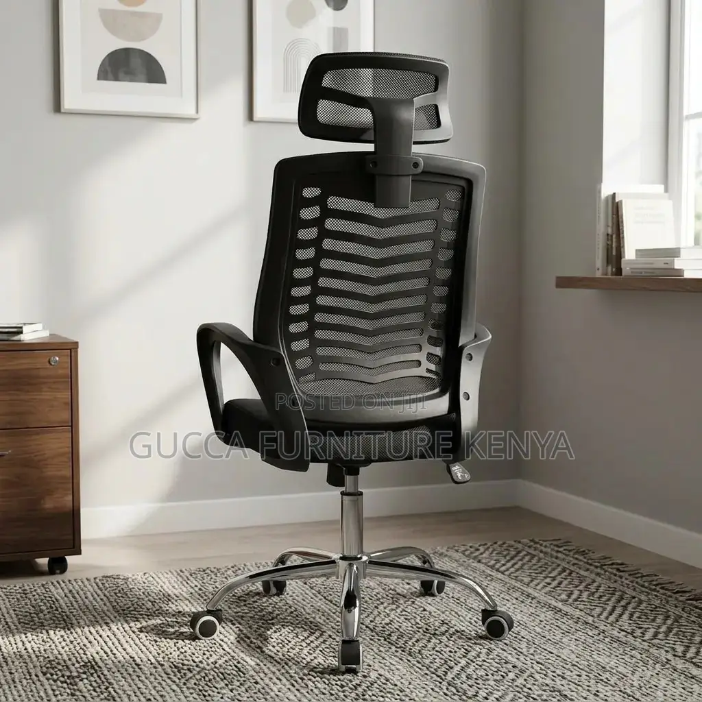 Adjustable Home Headrest Mesh Chair.