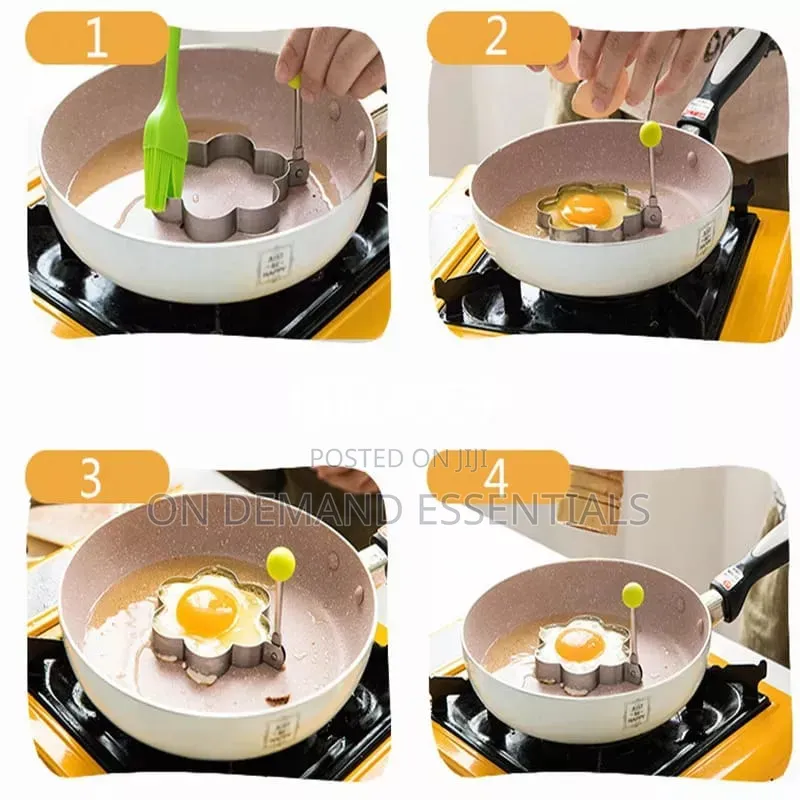 1 PCS Kitchen Accessories Stainless Steel Fried Egg Shaper