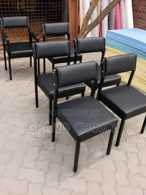 Modern Black Visitor Chair | Office Reception Waiting Chair Kenya