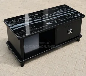 Black Top Glass Coffee Table