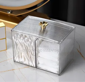 Acrylic Cotton Swabs Cosmetic Storage Box