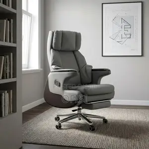 Office Chair; Ceo Recliner Genuine Leather Office Chair