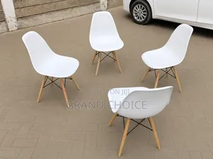 White Eames Dining Chair Set | Modern Plastic Dining Chairs Kenya