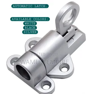 Automatic Spring-Loaded Barrel Bolt Latch
