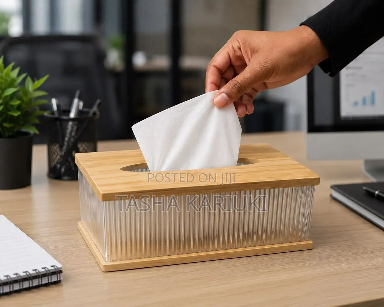 Bamboo Serviette Holder