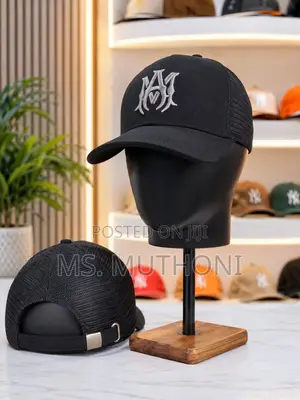 Classic Black Amiri MA Trucker 