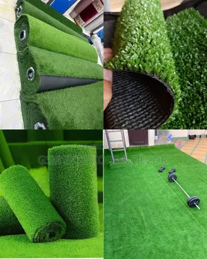 Artificial Green Grass Carpets for Installation With Conta Glue