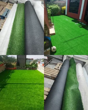 Artificial Green Turf Grass for Waterproof Surfaces