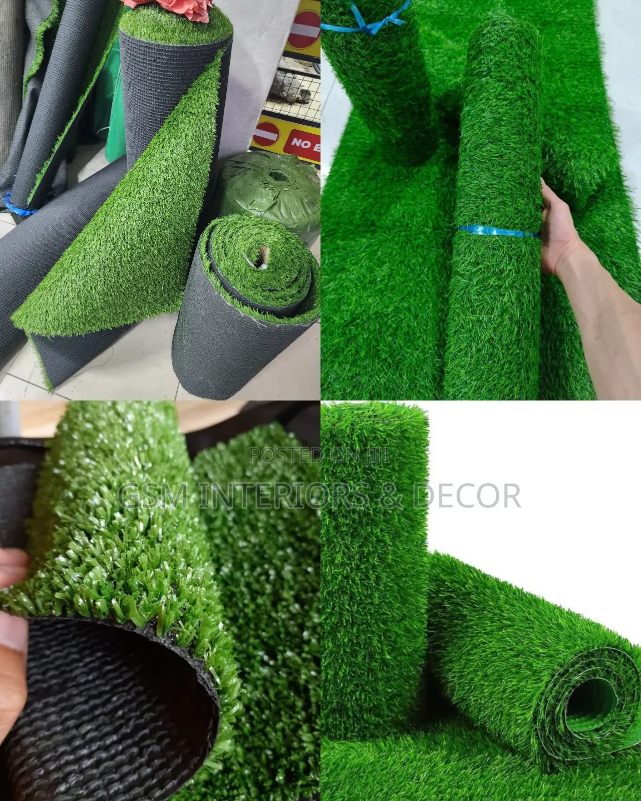 Artificial Green Grass Carpet Rolls for Bulk Orders