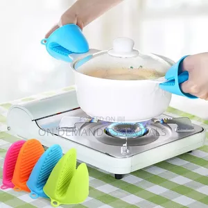 2Pc Kitchen Silicone Heat Resistant Gloves