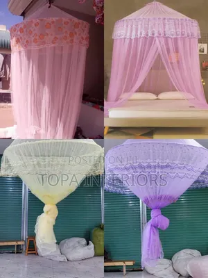Big Bed 6x6 Circular Ring Mosquito Net With a Ceiling Hook