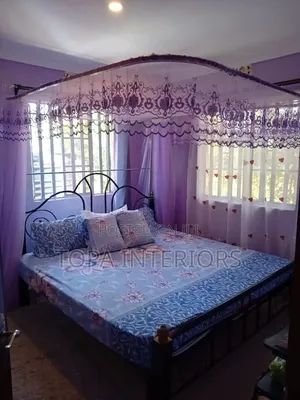 Floating Rail Meshed Bed Curtain Mosquito Nets