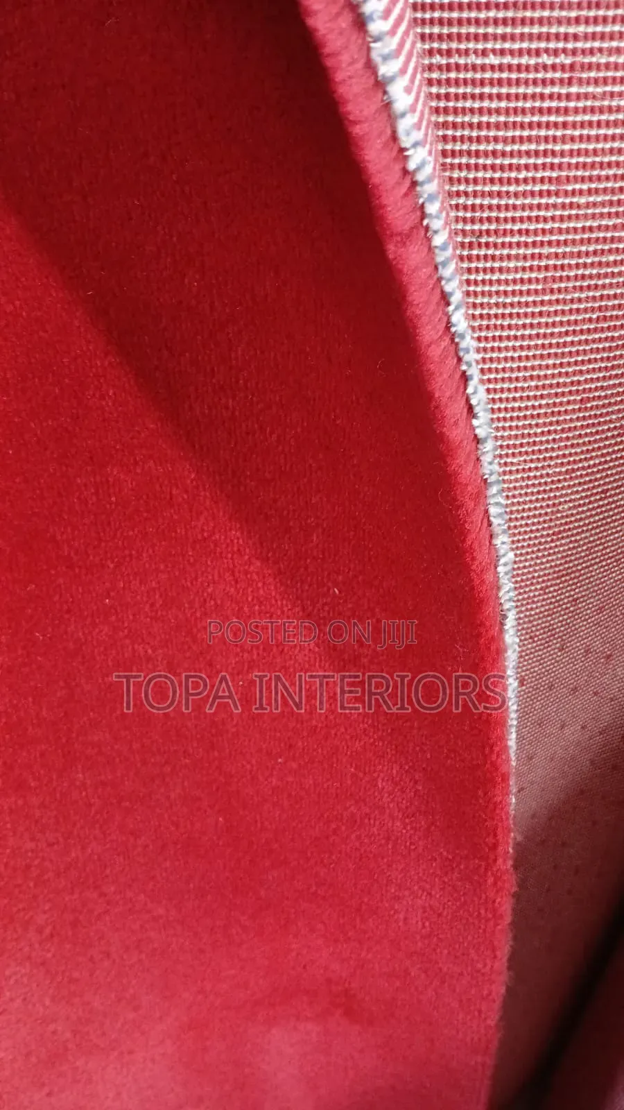 Executive Red Carpets for Office Floor Wall to Wall Insulation Rugs