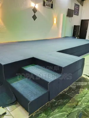 Church Decor Navy Blue Floor Wall to Wall Carpets Installation
