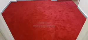 Fluffy Red Floor Wall to Wall Carpets