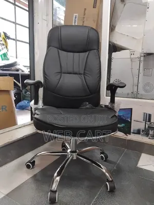Executive Leather Recliner Office Chair – High Back Design