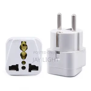 EU Travel Plug 2in1EuropeanUniversal 2 Pin Universal Travel Adapter