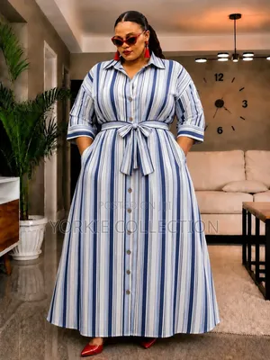  *New Arrivals* This European Linen Shirt-Dress Maxi