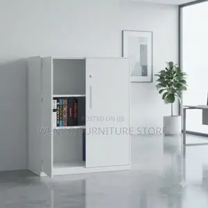Office Cabinet; Wooden Two Doors Modern Crendenza Store Cabinet