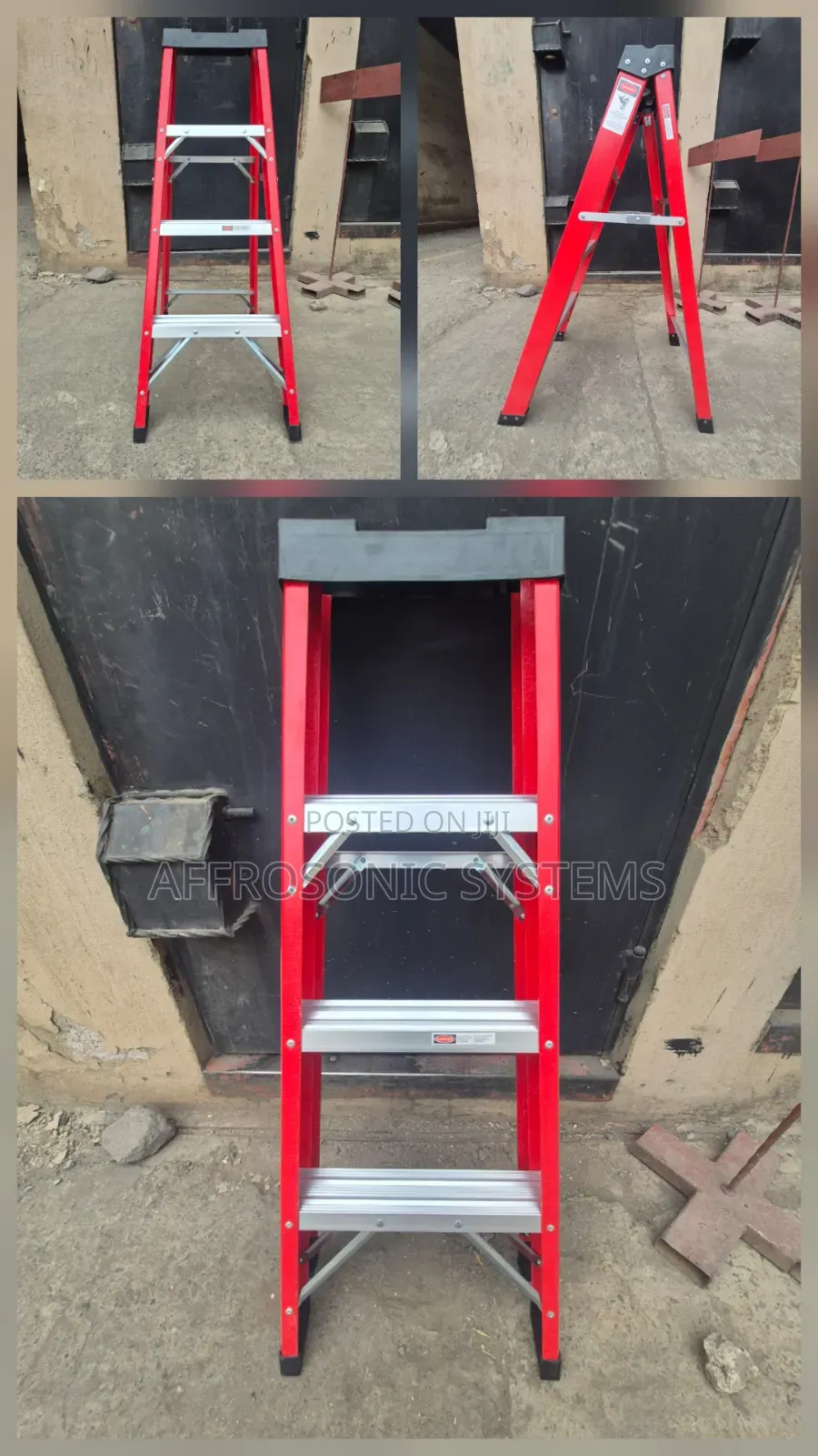 4 Step Fibreglass Ladder