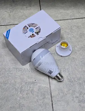 360° V380 Pro Panoramic WiFi Bulb CCTV Camera – HD 1080P