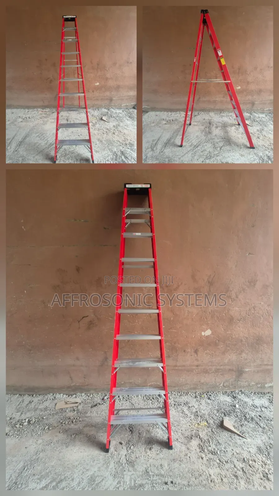 10 Step Fibreglass Ladder
