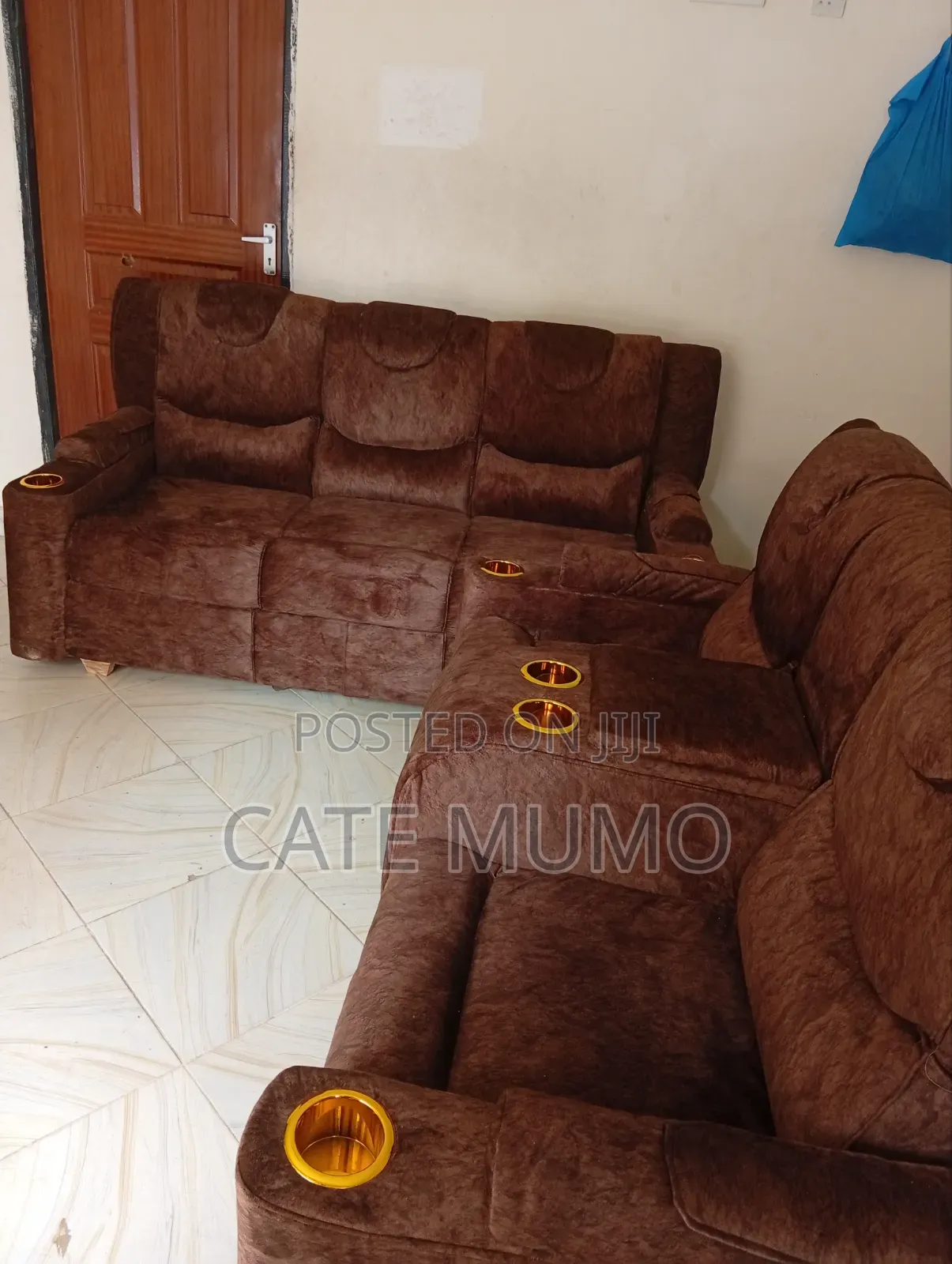 Semi Recliner 5 Seater Sofa