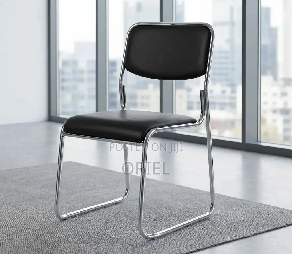 Office Chair : Stackable Office Padded Visitor Chair
