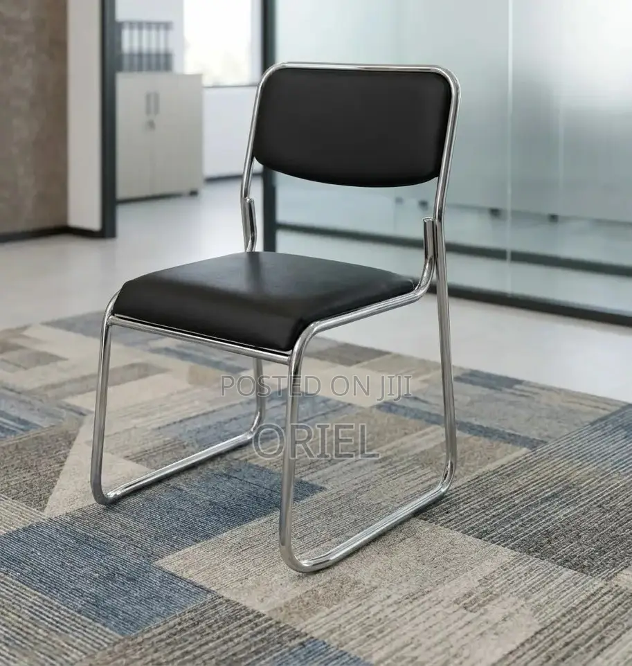 Office Chair : Stackable Office Padded Visitor Chair