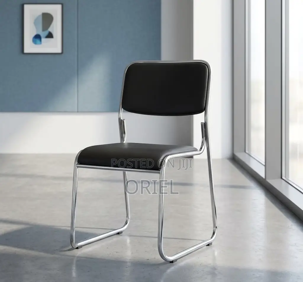 Office Chair : Stackable Office Padded Visitor Chair
