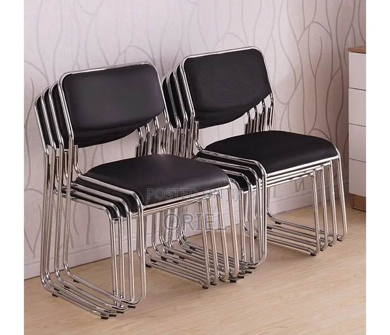 Office Chair : Stackable Office Padded Visitor Chair