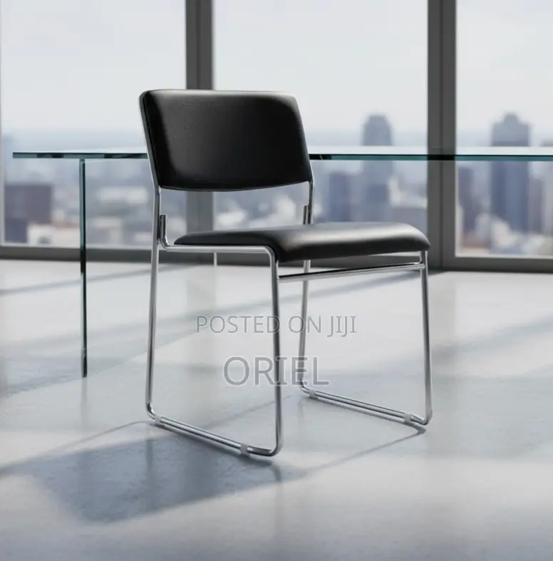 Office Chair : Stackable Office Padded Visitor Chair