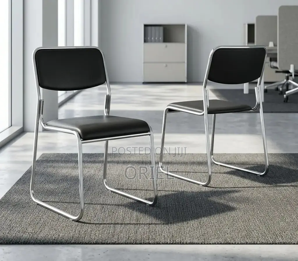 Office Chair : Stackable Office Padded Visitor Chair