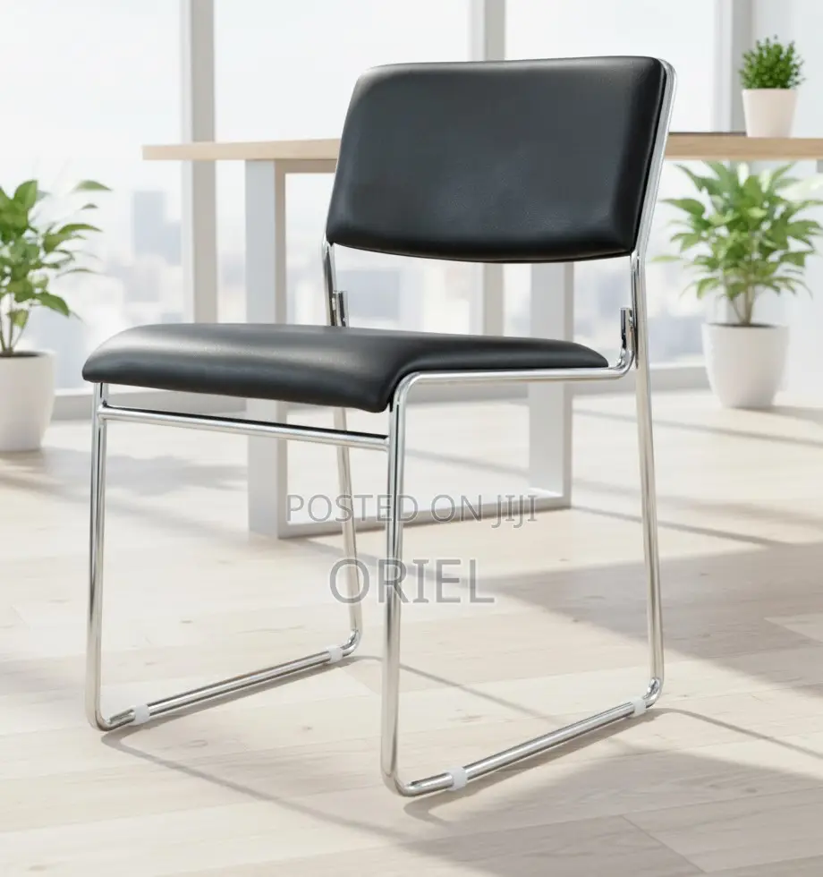 Office Chair : Stackable Office Padded Visitor Chair
