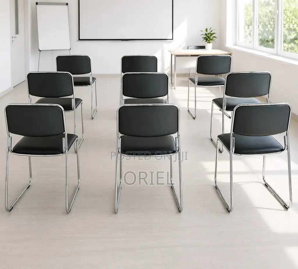 Office Chair : Stackable Office Padded Visitor Chair