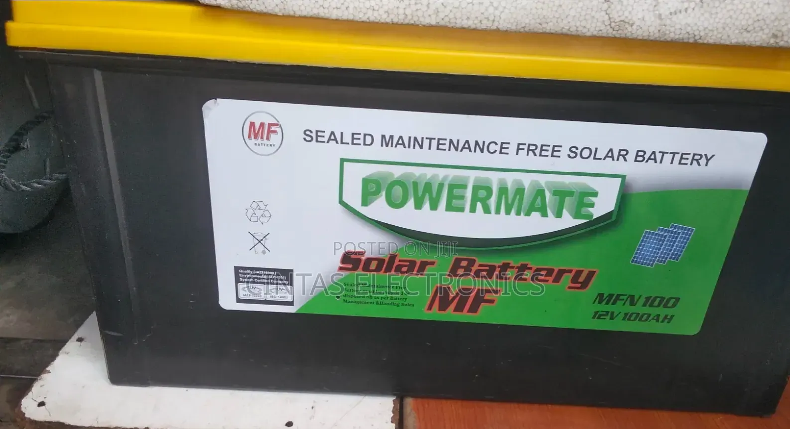 12V MF Powermate Solar Batter