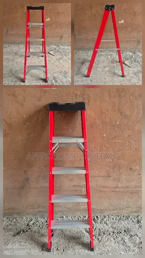 5 Step Fibreglass Single Step Ladder