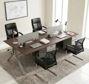 Office Workstation : Modular Imported 4-Seater Office Workstation