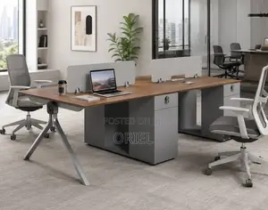 Office Workstation : Modular Imported 4-Seater Office Workstation
