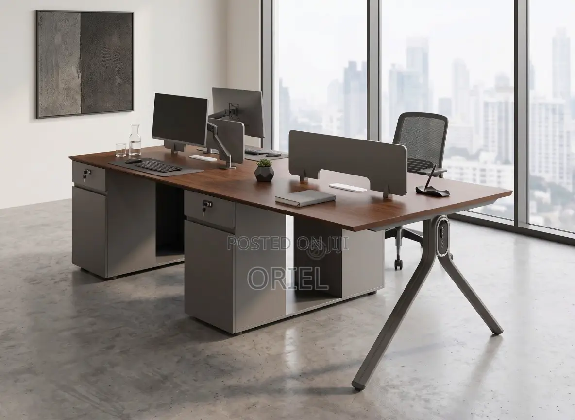 Office Workstation : Modular Imported 4-Seater Office Workstation